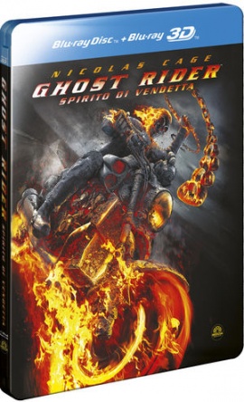 Locandina italiana DVD e BLU RAY Ghost Rider: Spirito di vendetta 
